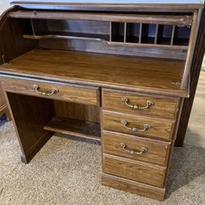 Vintage Roll Top Desk
