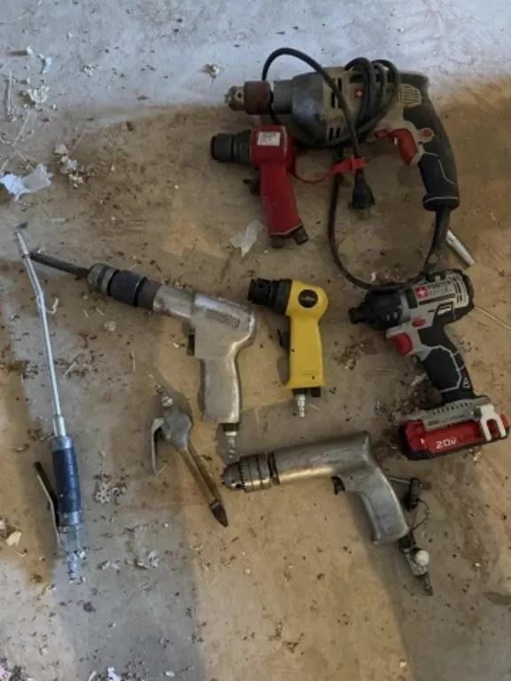 Electric Drill, Battery Drill, Misc. Pneumatic