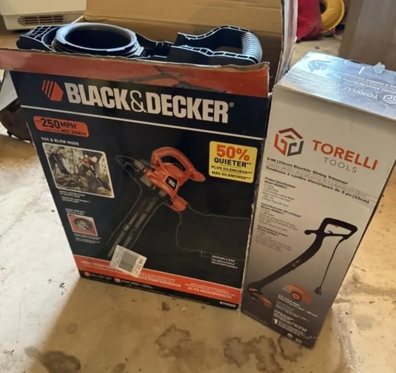 Black & Decker Electric Vac & Blow, Torelli
