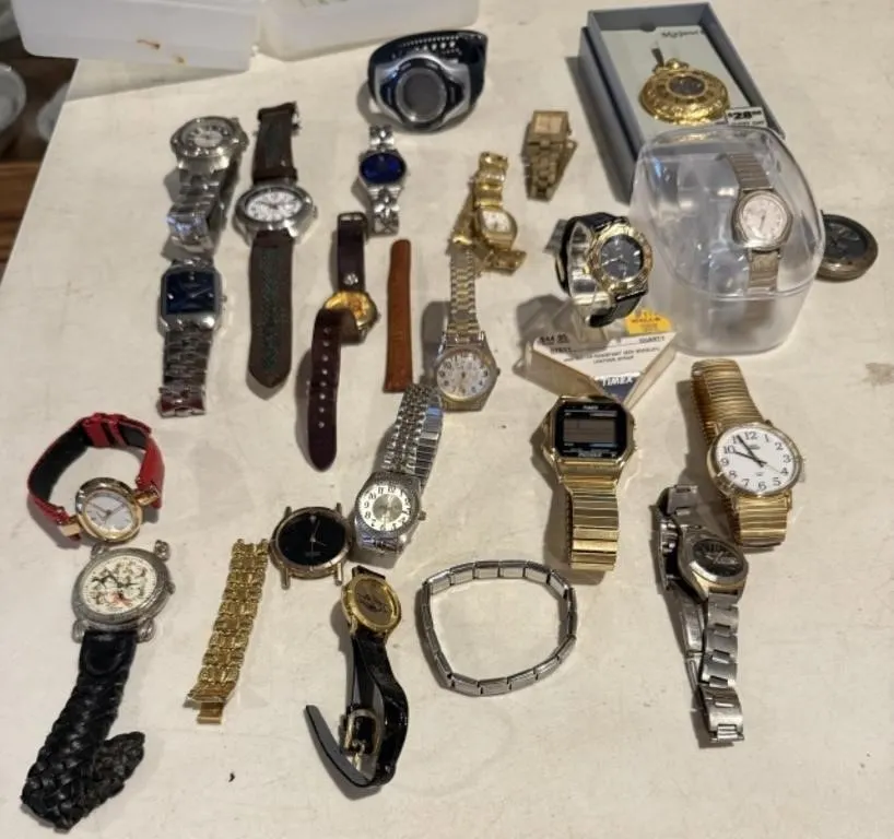 18+/- Watches, 2 Pocket Watches