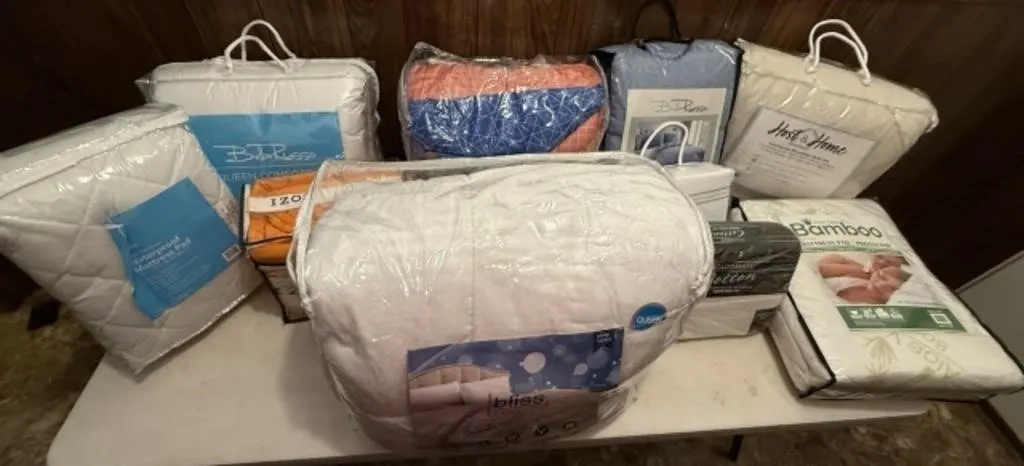 Queen Size Sheets, Comforters, Mattress Pad