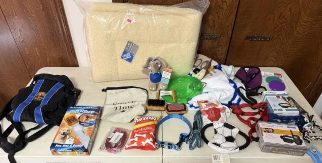 Nap Dog Mat, Training Collars, Leashes, Toys,