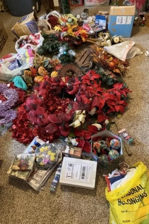 Large Lot of Holiday Decorations