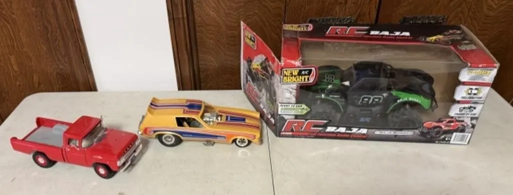 RC Baja Radio Control Car, Cox Chevy Vega Funny
