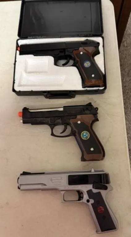 2 CYMA BB Guns, 1 Marksman BB Gun