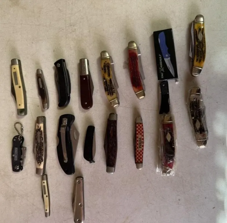 19+/- Misc. Pocket Knives