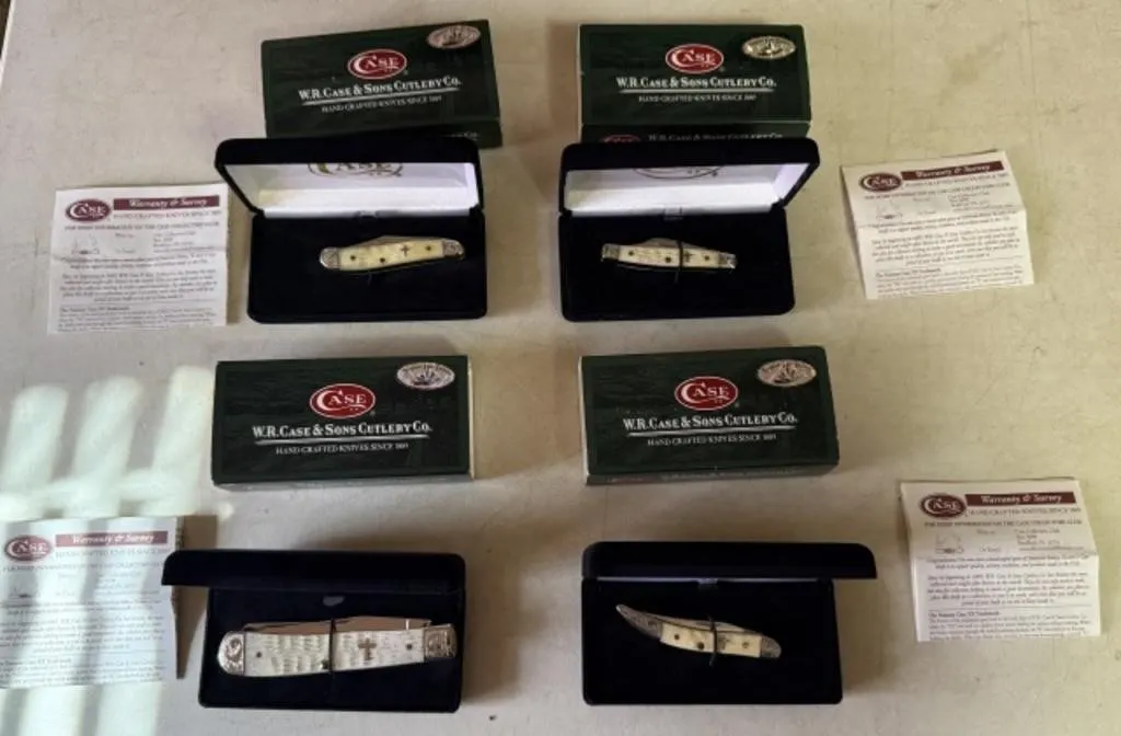 4 W.R. Case & Son's Cutlery Co. Pocket Knives