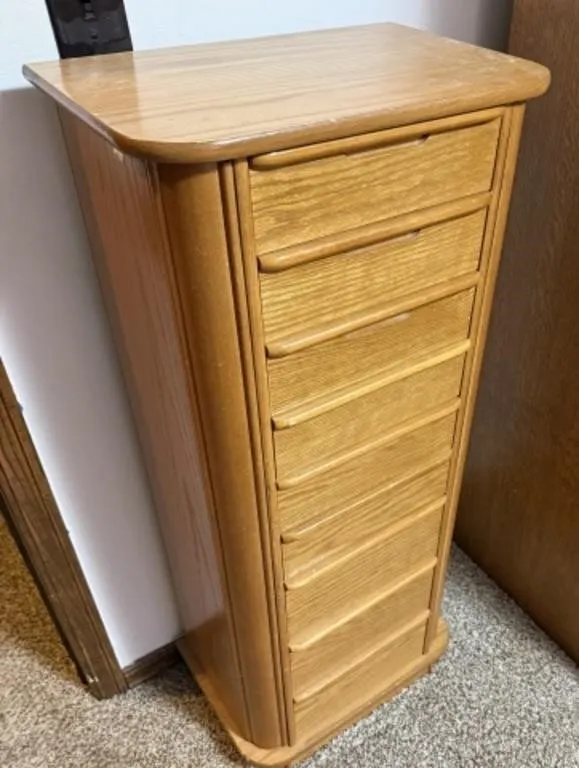 Wooden Jewelry Armoire