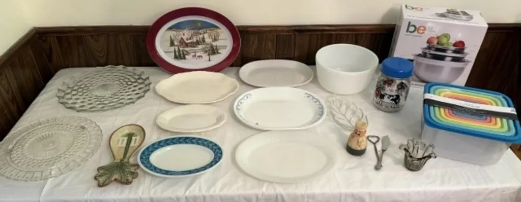 Food Storage Containers, Nesting Bowls, Pyrex