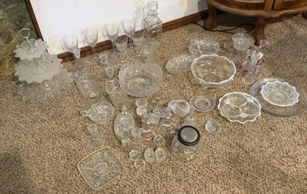 Misc. Vintage Clear Glassware