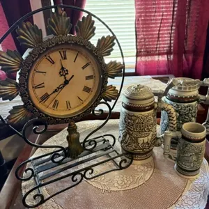 Decorative Beer Steins, Decorative Clock