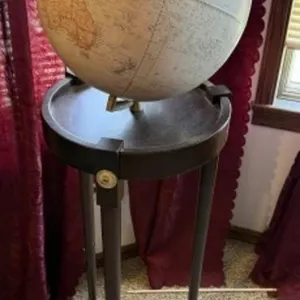 George F. Cram Company's Classic Globe on Stand
