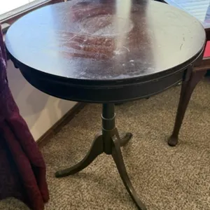 Vintage Drum Accent Table