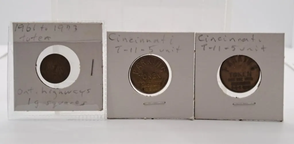 1961-1973 Ontario Highway Token and a Pair of