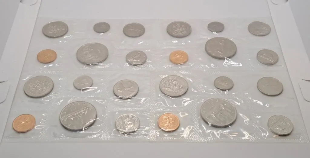 1977, 1978, 1979 and 1980 Royal Canadian Mint