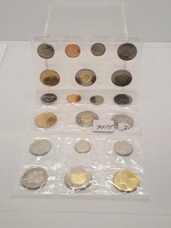 2001, 2006 and 2017 Royal Canadian Mint Sets