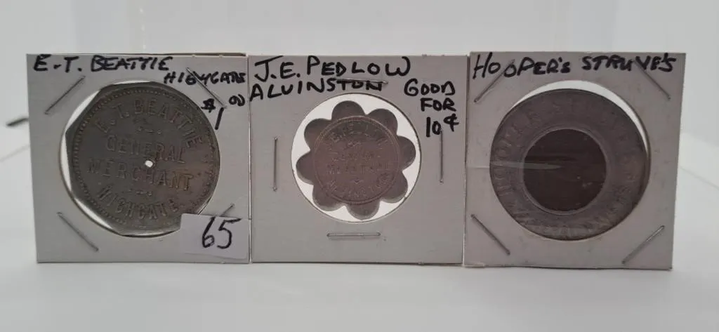 E.T. Beattie Highgate Token, J.E. Pedlow