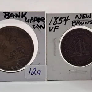 1850 Bank of Upper Canada Penny and Very Fine New