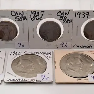 Group of Seven Royal Commemorative Tokens. Tokens