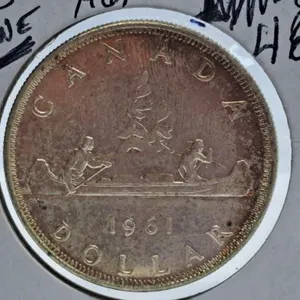 Mint State 1961 Canada One Dollar Coin