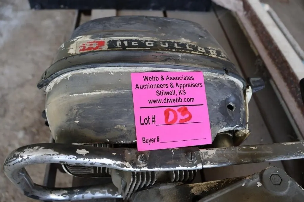 McCullough fishing motor, needs new lower unit