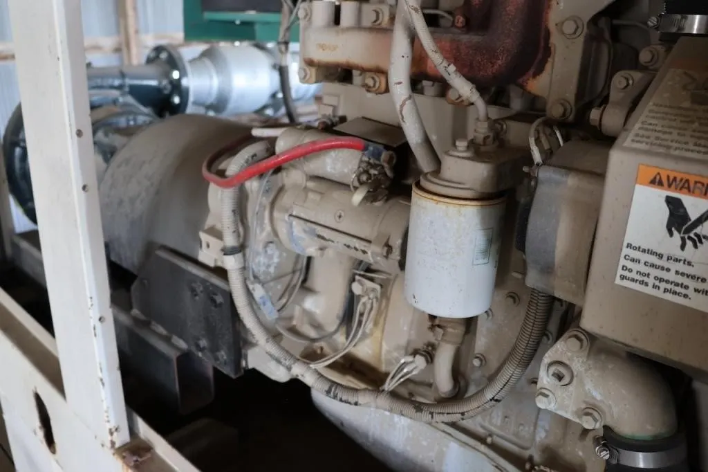 Irrigation pump with Cummins engine and new