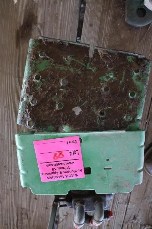 Two John Deere pto shields and hydraulic valve