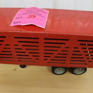 2 metal cattle trailers tandem axle