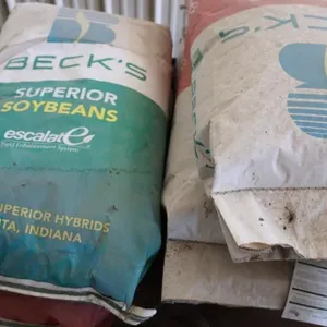 Four bags of BECKS seed corn 64-14