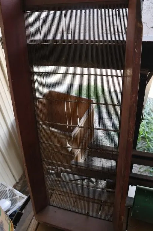 Antique hand grain sieve