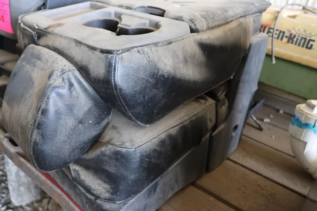 Two Ford F150 bucket seats
