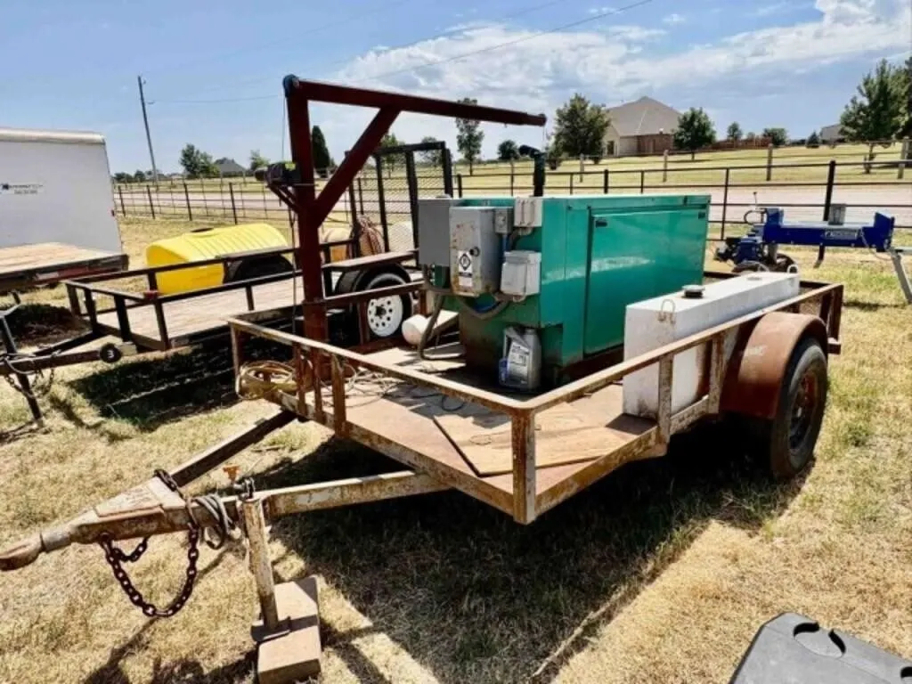 Onan Commercial Generator On Trailer