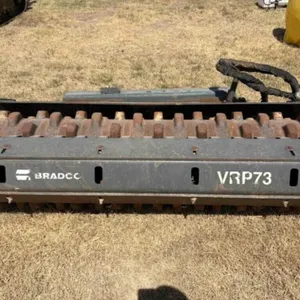Bradco VRP73 Padded Drum Vibratory Roller Skid Att