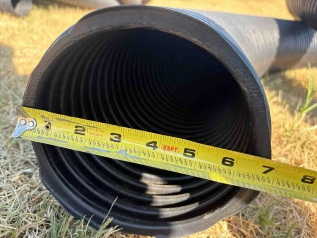 20' Plastic Drainage Tubing
