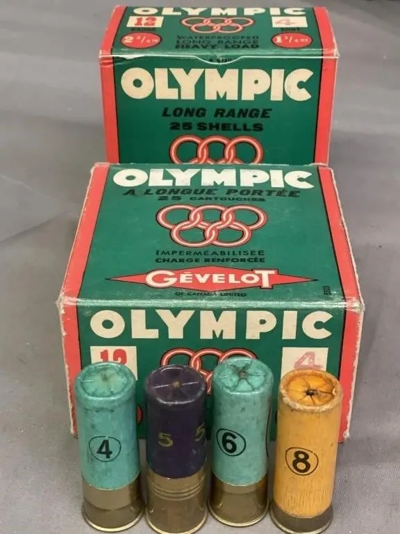 One boxeof 25 Gevelot Olympic Long Range Heavy