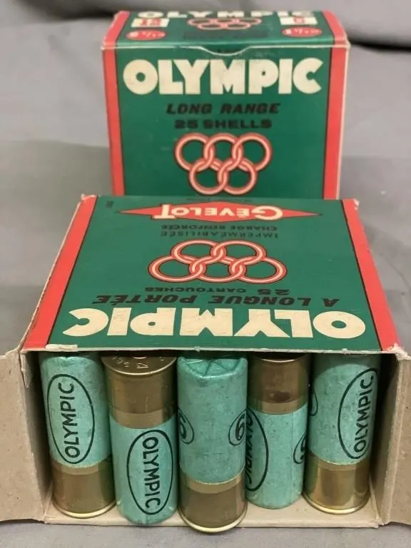 Two boxes of 25 Gevelot Olympic Long Range Heavy