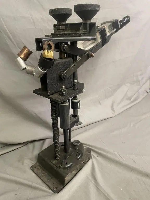 Vintage Texan Model FW shotshell reloading press.