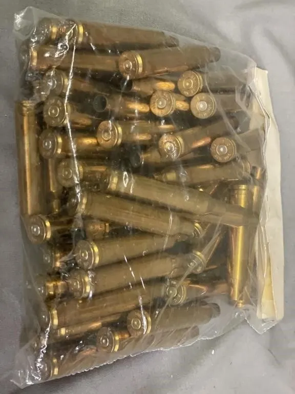Bag of approx. 50 7mm REM MAG brass.