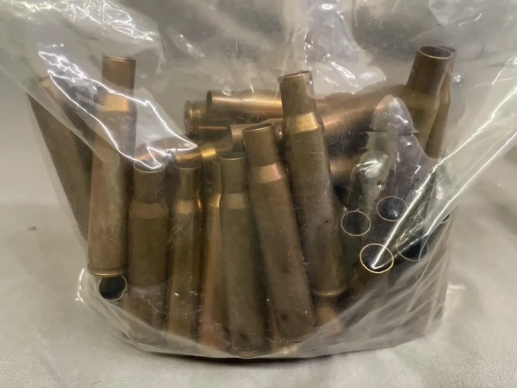 Bag of approx. 70 .30-06 cal. brass.