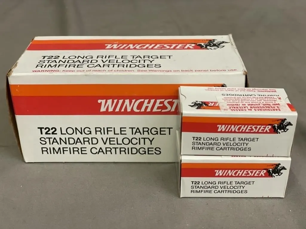 Box of 500 Winchester T22 LONG Rifle Target
