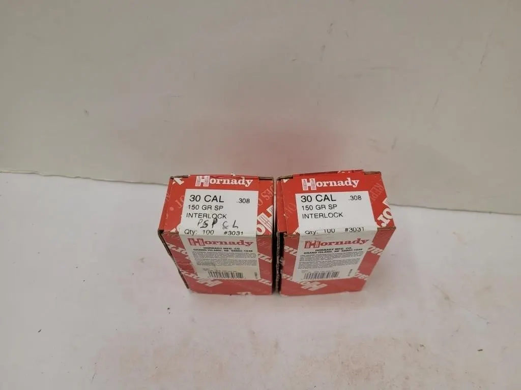 Sealed Hornaday 30 Cal 150 gr SP Interlock P