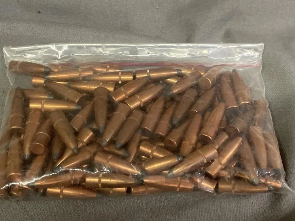 Bag of 100 .308 cal. Component Bullets. 150 gr.