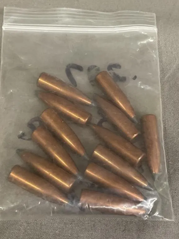 Bag of 13 .277 cal. Component Bullets. 130 gr.