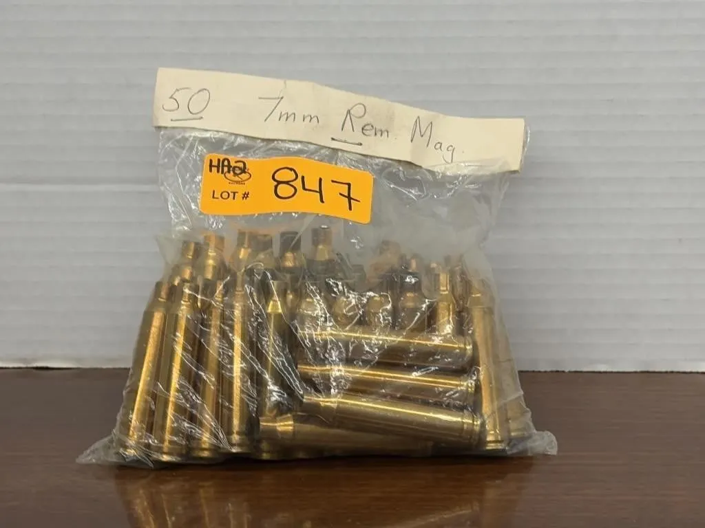7mm REM Mag Brass - 0.8Kg