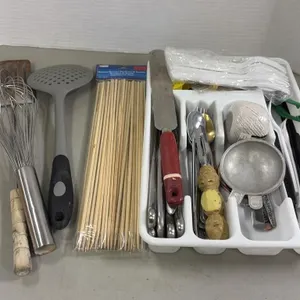 Utensil Holder, Utensils, Skewers and more