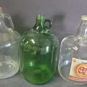 12"  Glass Jugs