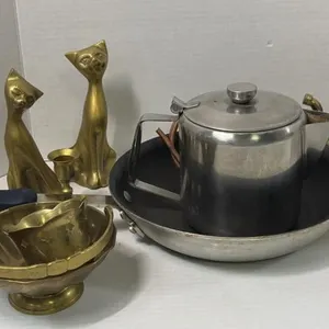 Brass, Frying Pan and Kettle