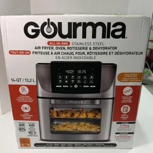 NIB Gourmia 14 QT Air Fryer, Oven Rotisserie &