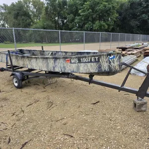14' fiberglass hunting boat
