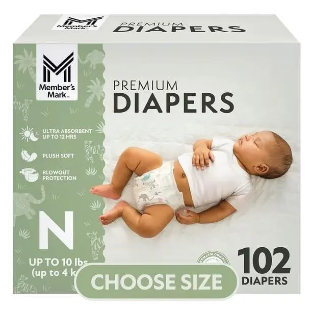 Premium Baby Diapers Size Newborn